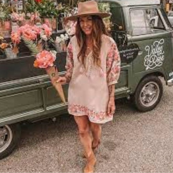 New Cleo Boho Gypsy Tassel Tunic Dress Top - Picture 3 of 5